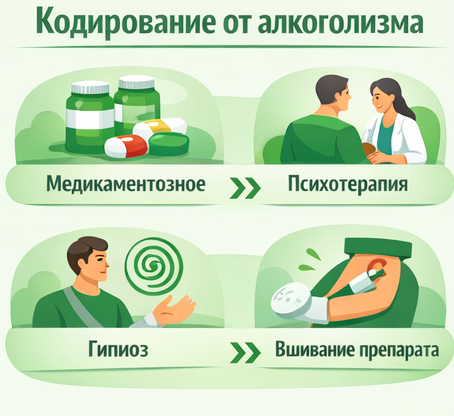 кодирование от алкоголизма в Зеленогорске Санати